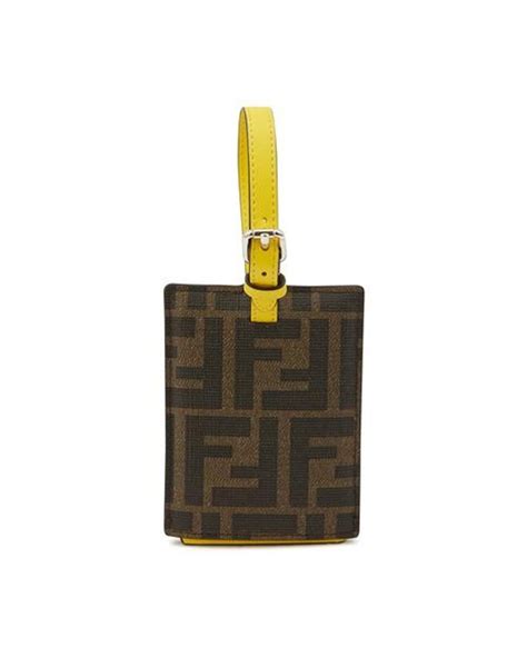 fendi luggage tag